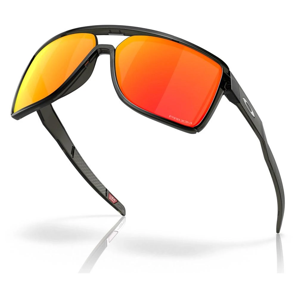 Lunettes De Soleil Oakley Castel Matte Grey Smoke Prizm Ruby – Image 5