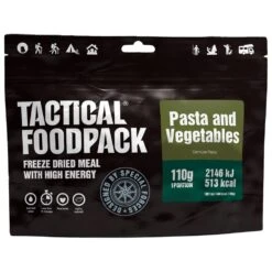 Repas Lyophilisé Tactical Foodpack Pâtes Et Légumes 110g