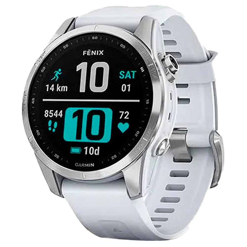 Montres GPS Garmin Fenix 7S White Testone Band