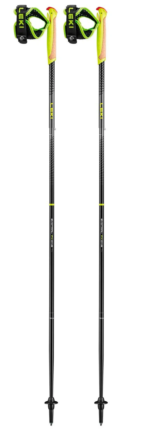 Bâton Leki Evotrail Fx.One Ta Black-Neonyellow-Dark Anthracite