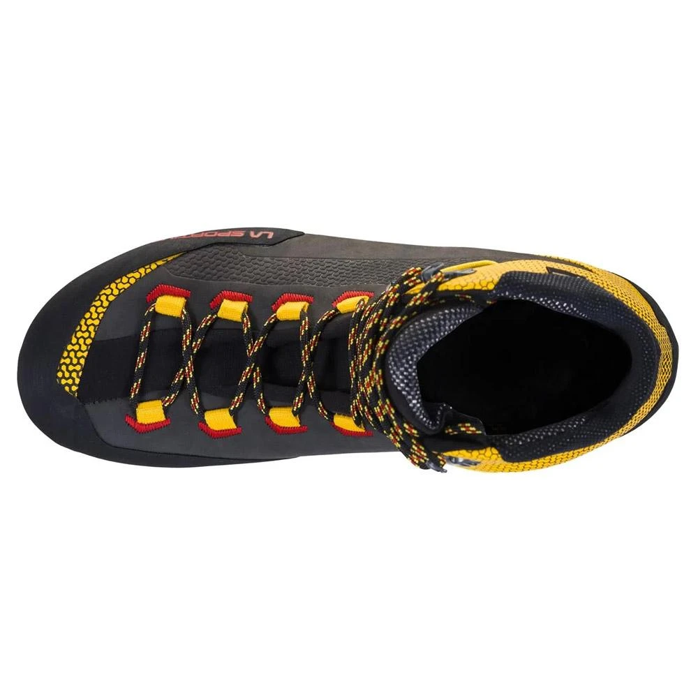 Chaussures D'alpinisme La Sportiva Trango Tech Leather Gtx Black Yellow – Image 4