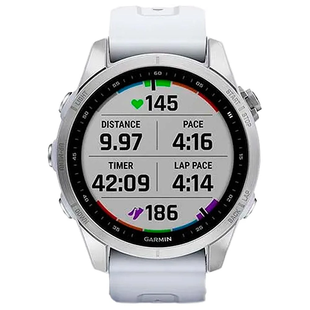 Montres GPS Garmin Fenix 7S White Testone Band – Image 4