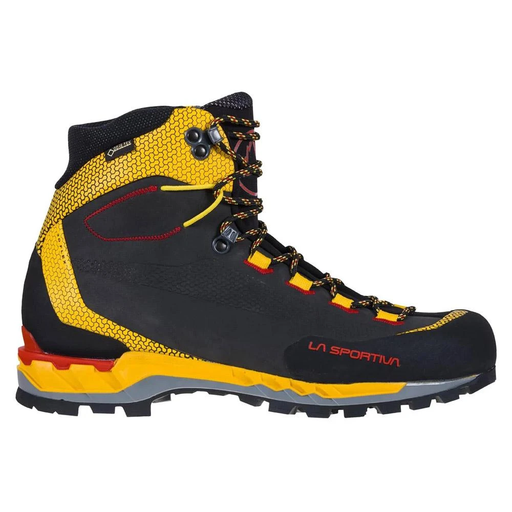 Chaussures D'alpinisme La Sportiva Trango Tech Leather Gtx Black Yellow – Image 2