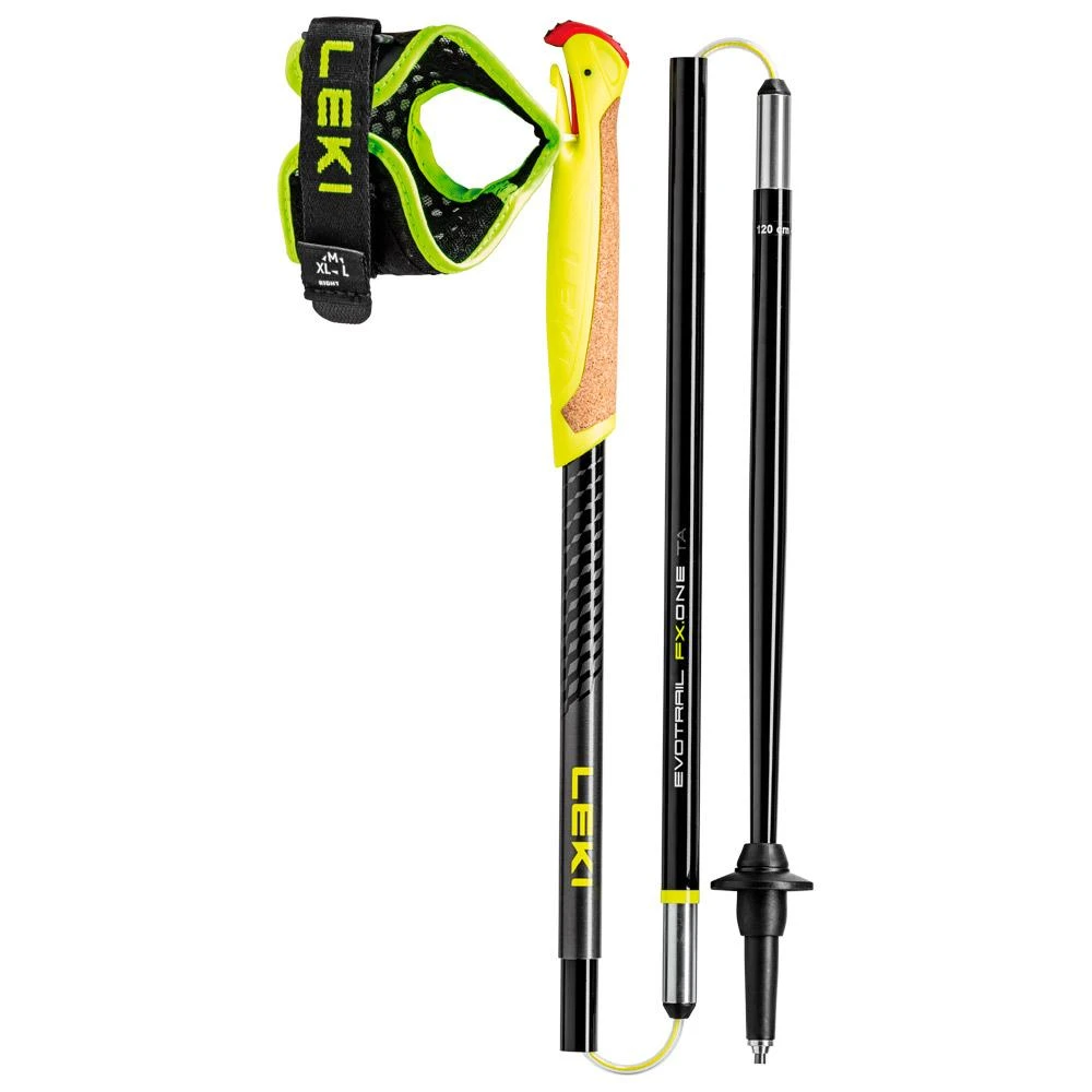 Bâton Leki Evotrail Fx.One Ta Black-Neonyellow-Dark Anthracite – Image 2
