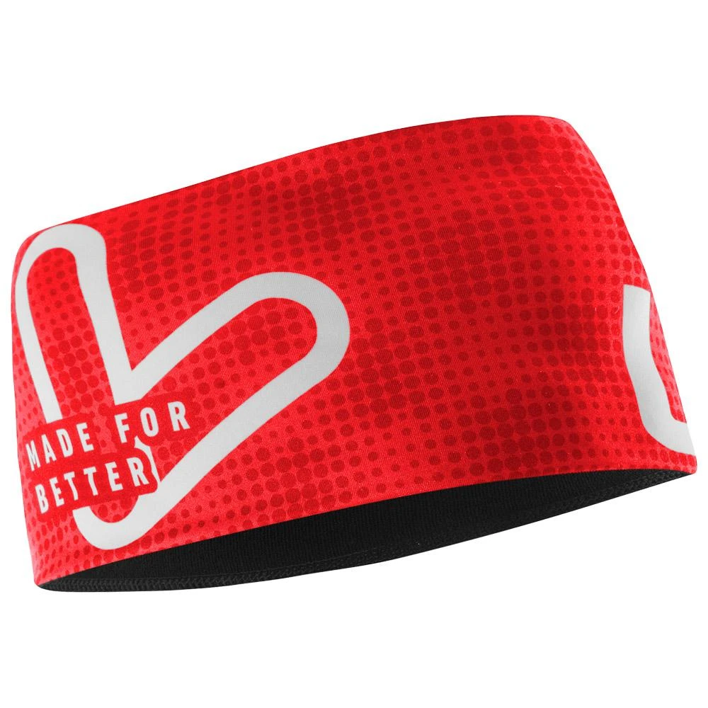Bandeau Nordique Loffler Headband Wide Red – Image 2