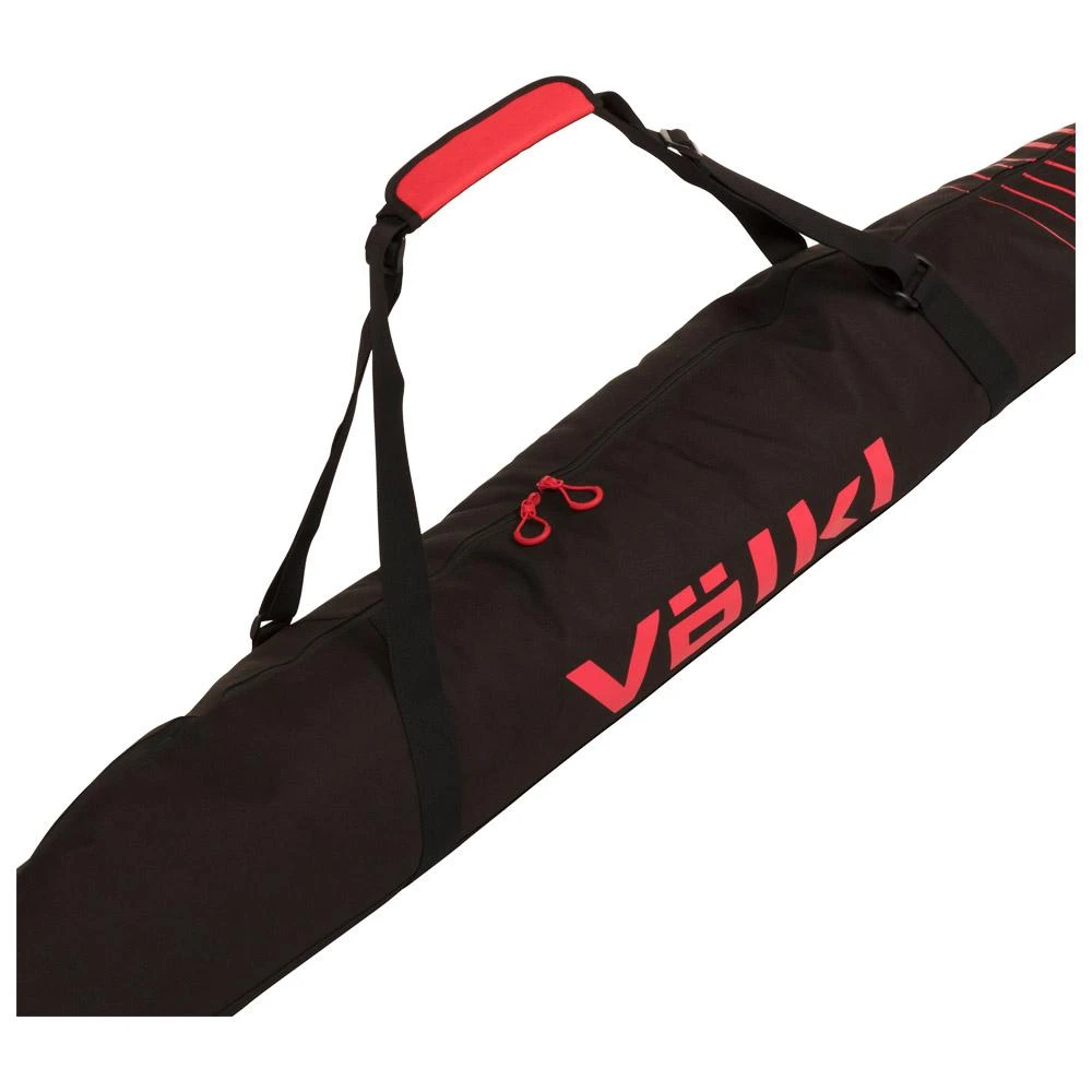 Housse Ski Volkl Race Single Ski Bag 165+15+15 Black Red – Image 2