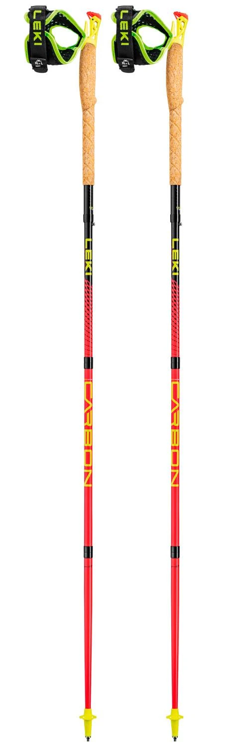 Bâton Leki Ultratrail Fx.One Bright Red Black Neon Yellow