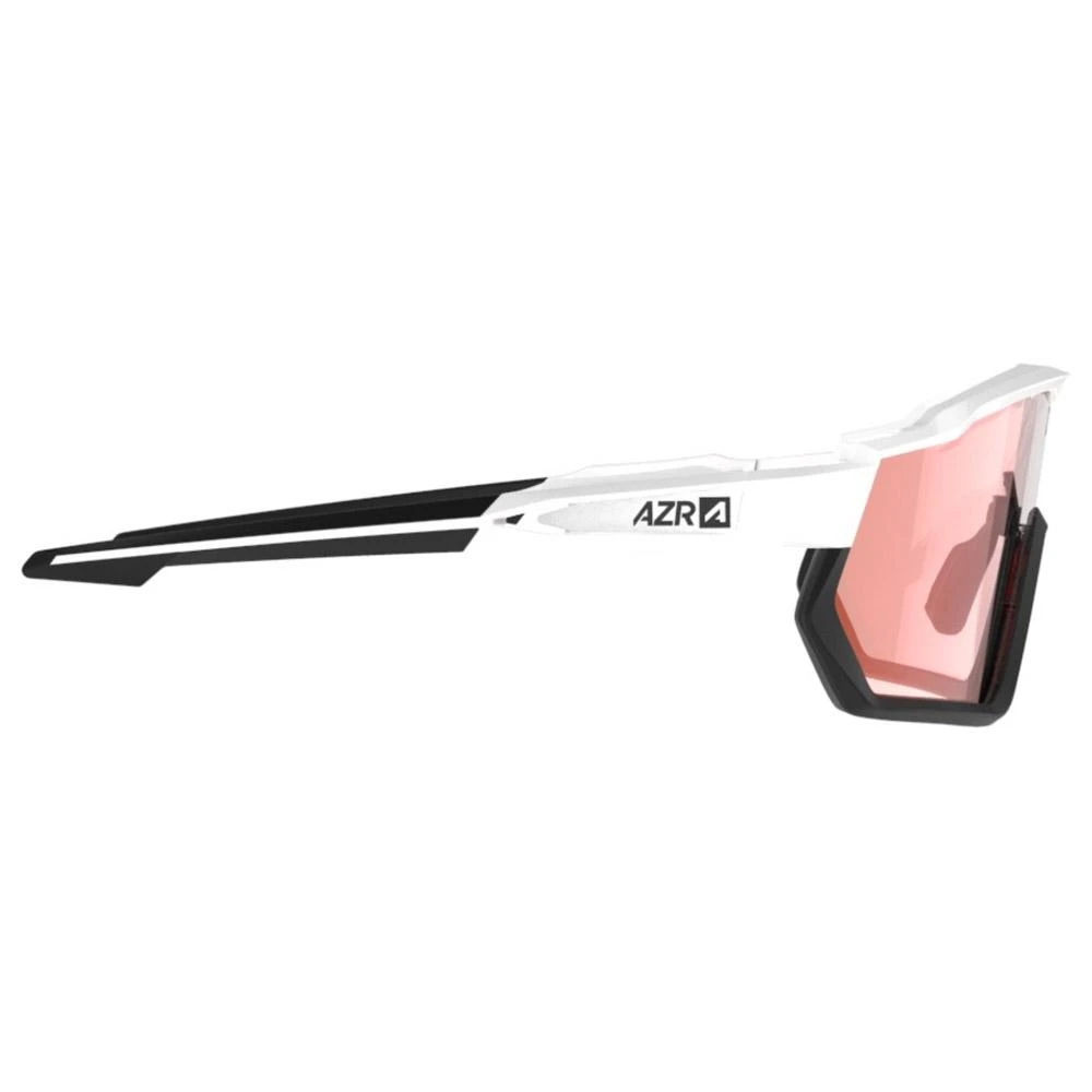 Lunettes De Soleil AZR Pro Race Rx Vernie Blanc Noir Irisé Rouge Photochromic – Image 3