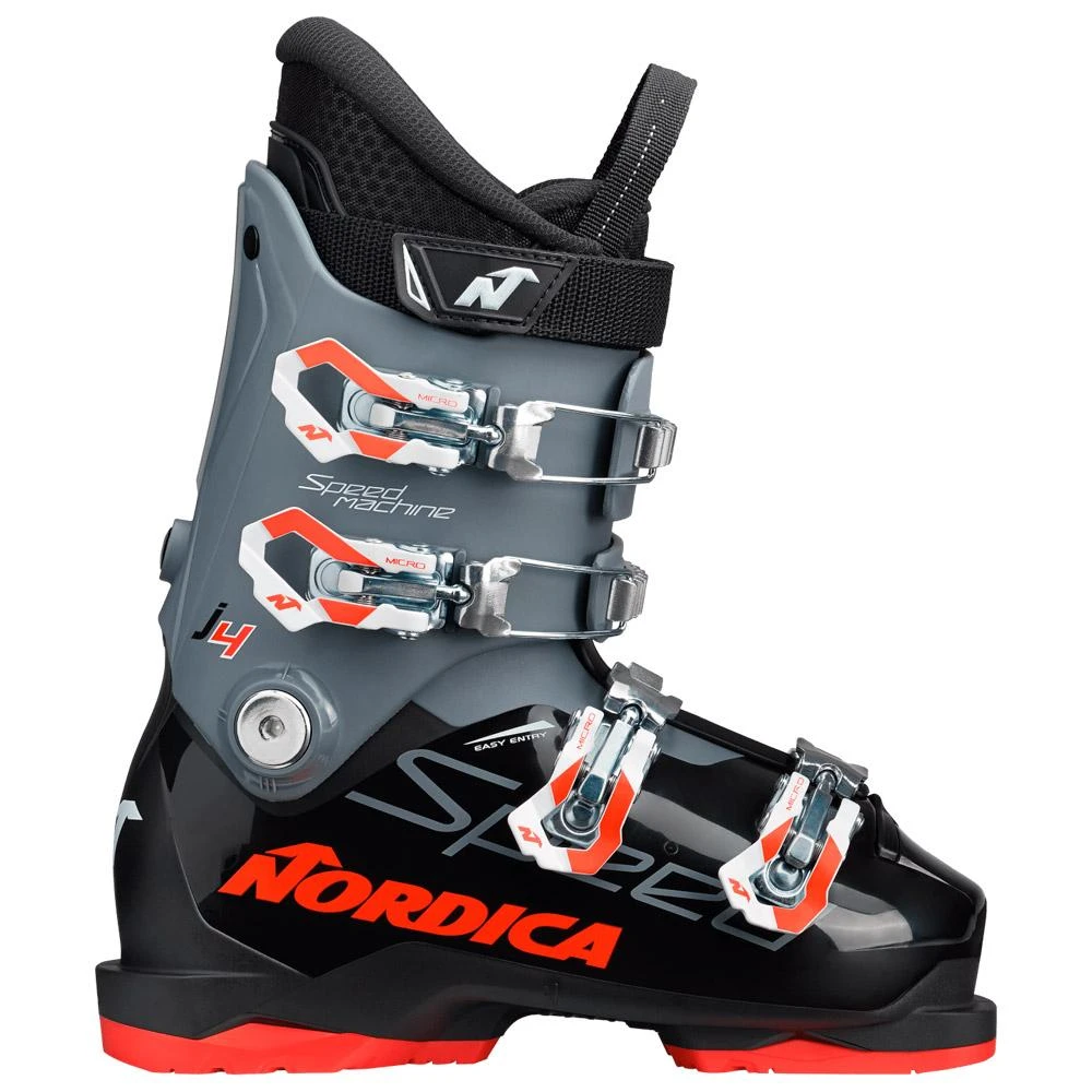 Chaussures De Ski Nordica Speedmachine J 4 Black Anthracite Red