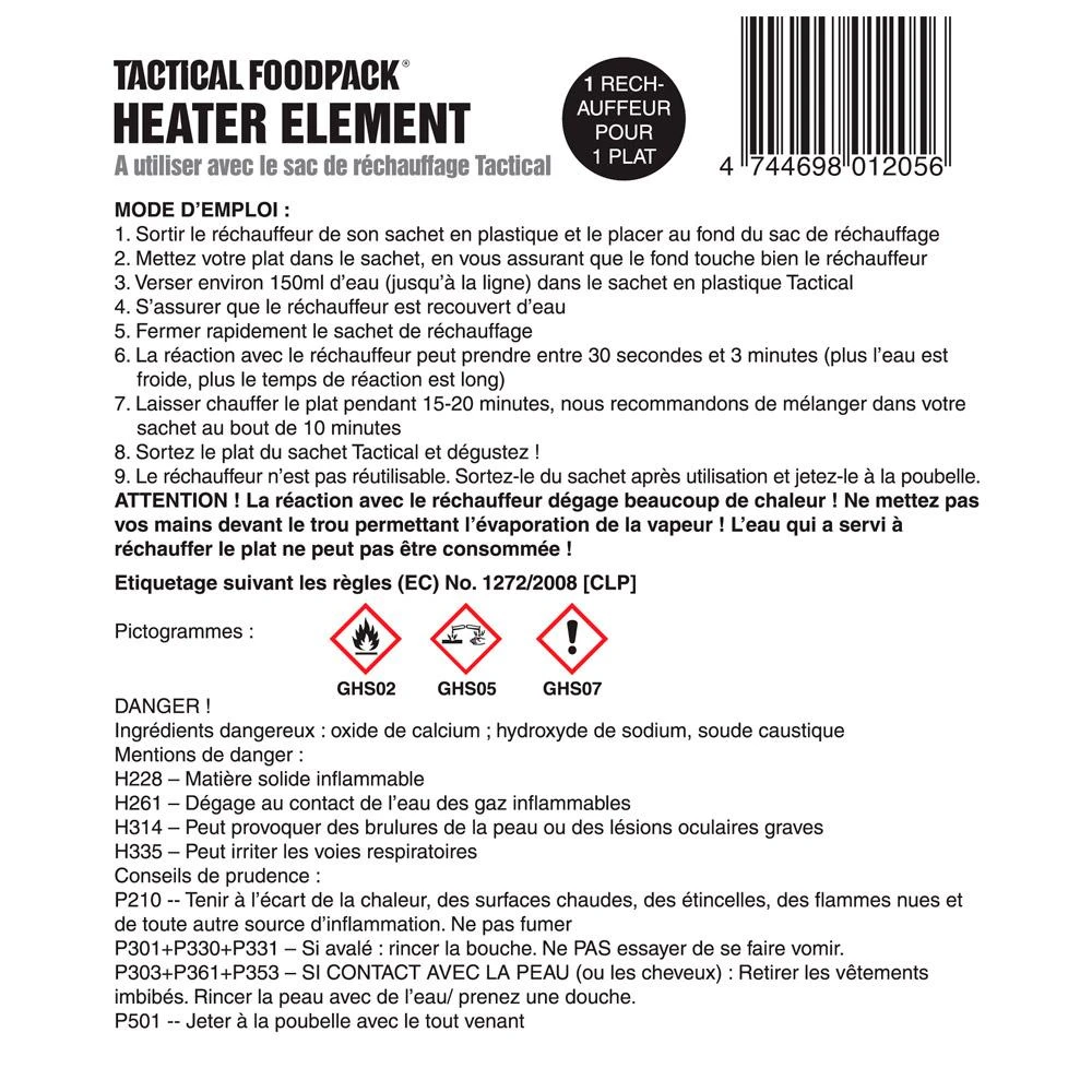 Divers Accessoires Tactical Foodpack Sachet Autochauffant Pour Repas Lyophilisé – Image 7