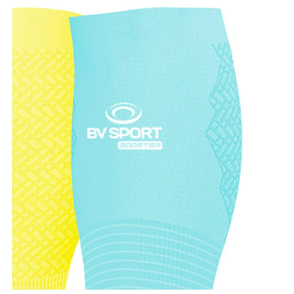 Manchons De Compression Bv Sport Booster Elite Evolution Bleu Jaune – Image 2