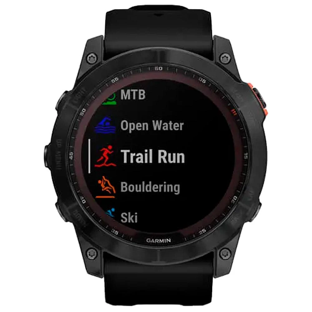 Montres GPS Garmin Fenix 7X Solar Edition Slate Gray Black Band – Image 5