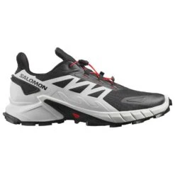 Chaussures De Trail Salomon Supercross 4 Black White Fiery Red
