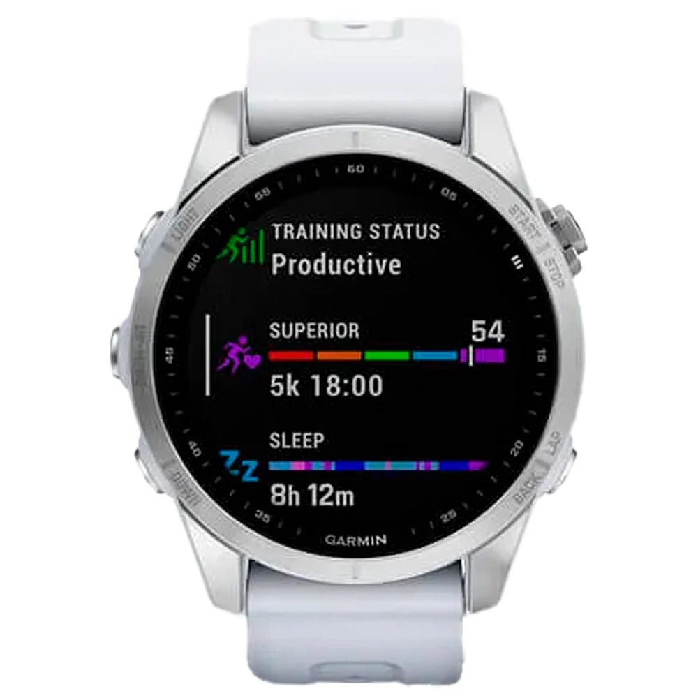 Montres GPS Garmin Fenix 7S White Testone Band – Image 8