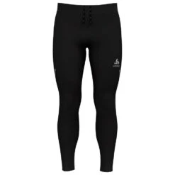 Pantalon Nordique Odlo Ceramiwarm Tights Black Odlo Concrete Grey