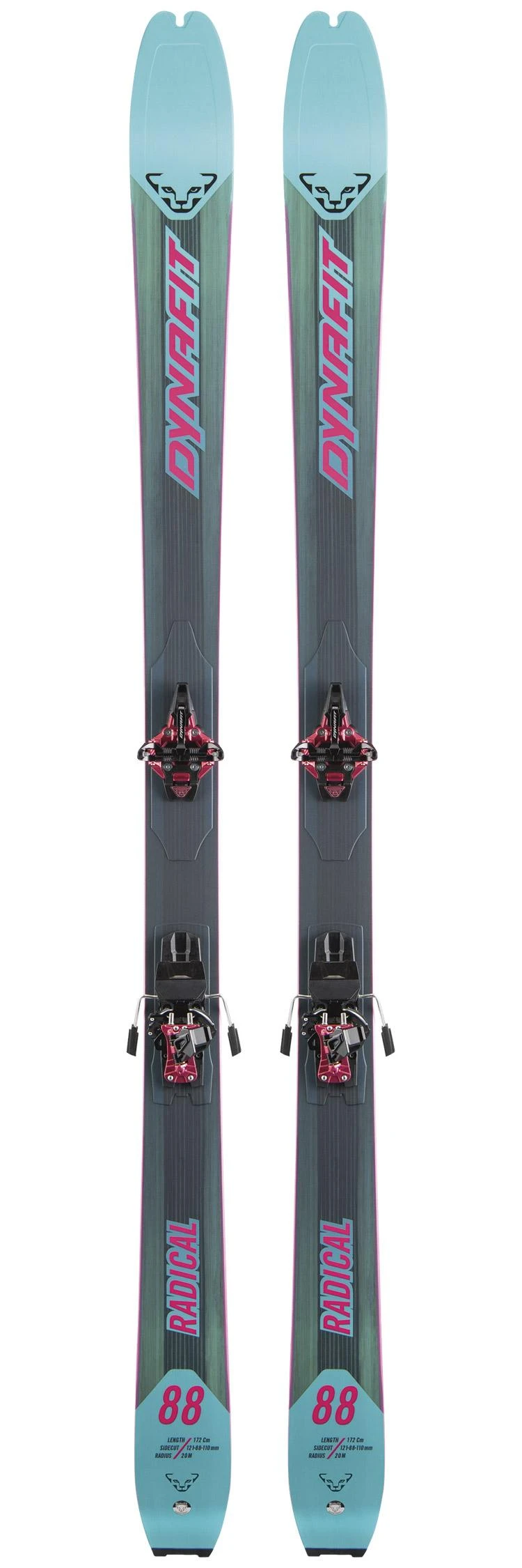 Kit Ski Dynafit Radical 88 W + Speed Radical + Peaux De Phoque – Image 2
