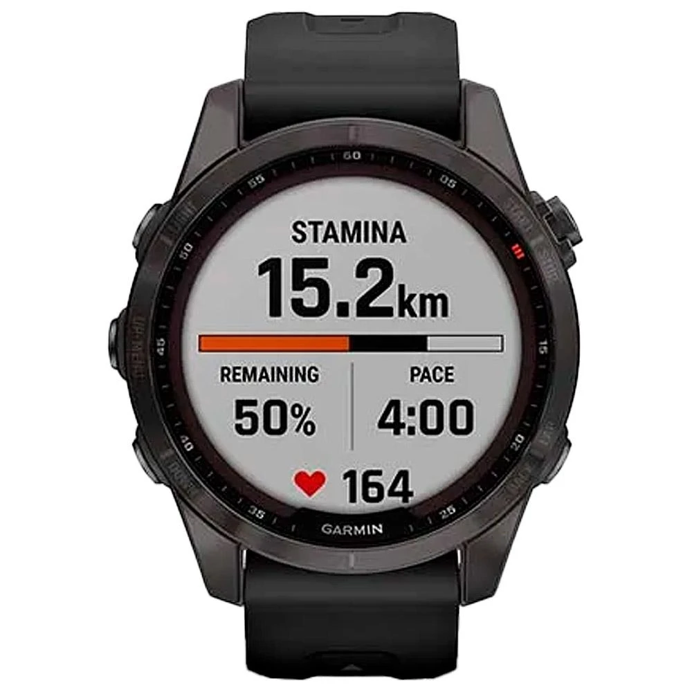 Montres GPS Garmin Fenix 7S Sapphire Solar Edition Carbon Gray Black – Image 6