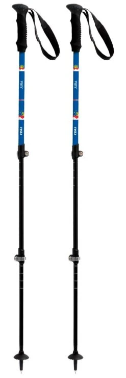 Bâton TSL Country Alu 3 Light Jura 63-135cm Blue