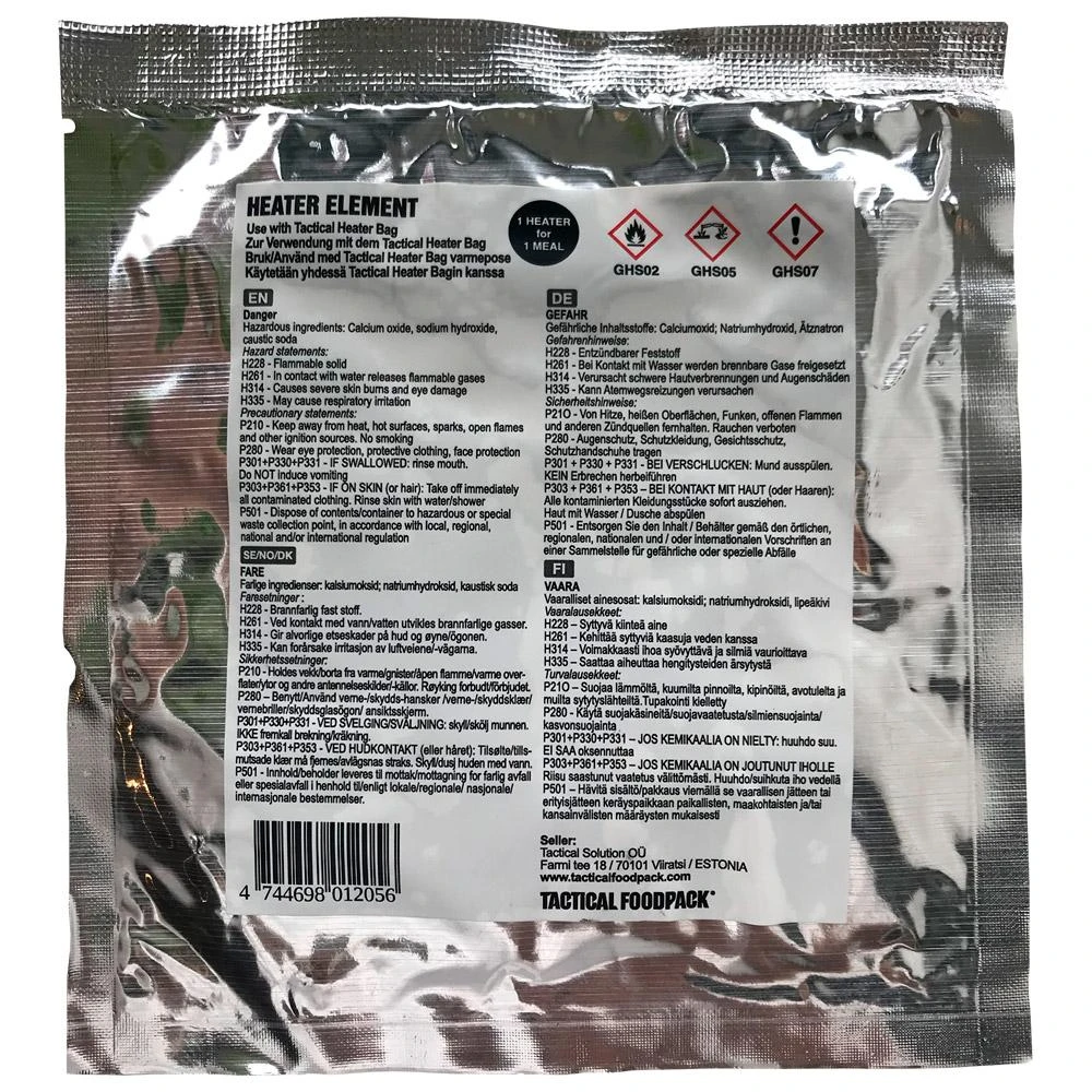 Divers Accessoires Tactical Foodpack Sachet Autochauffant Pour Repas Lyophilisé – Image 3