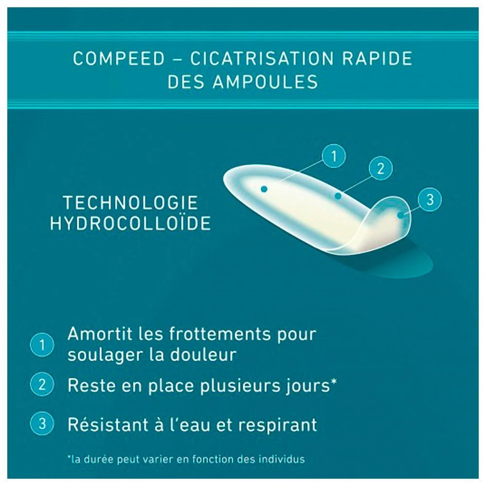 Soins Des Pieds Compeed Ampoules Petit Format Bt 7 White – Image 2