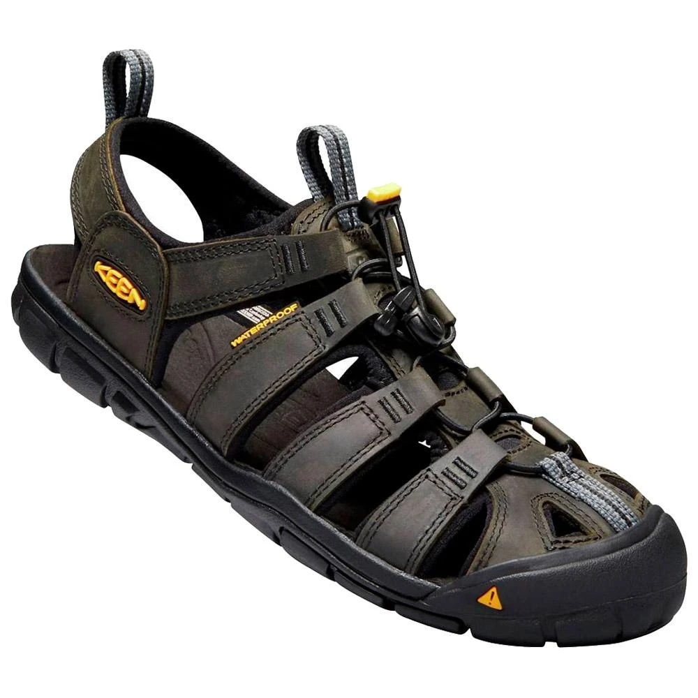 Sandales De Randonnée Keen Clearwater CNX Leather Magnet Black
