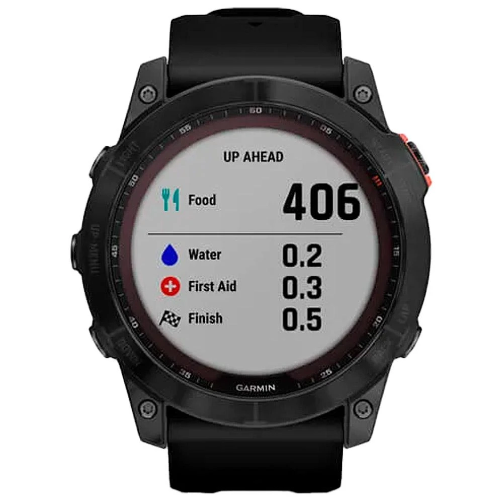 Montres GPS Garmin Fenix 7X Solar Edition Slate Gray Black Band – Image 4
