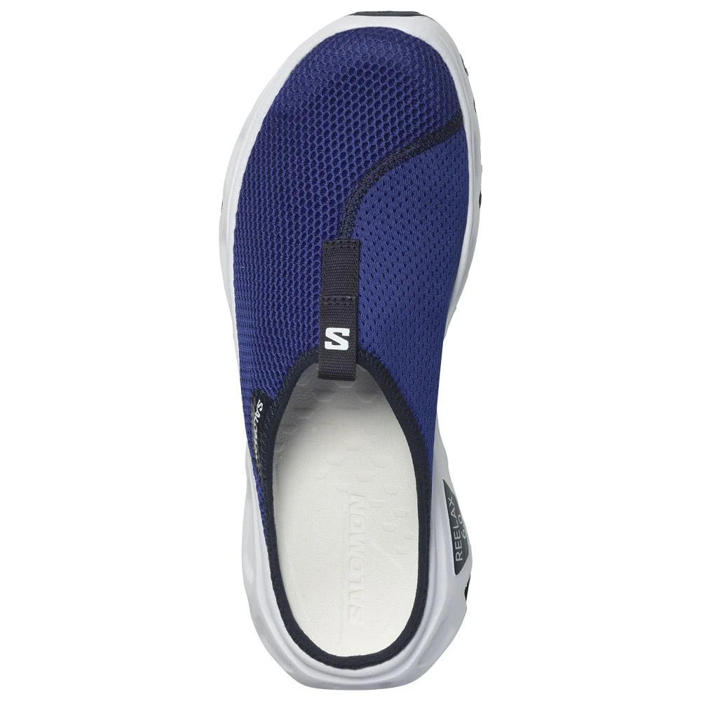 Sandales De Récupération Salomon Reelax Slide 6.0 Clematis Blue White Dark Sapphire – Image 5