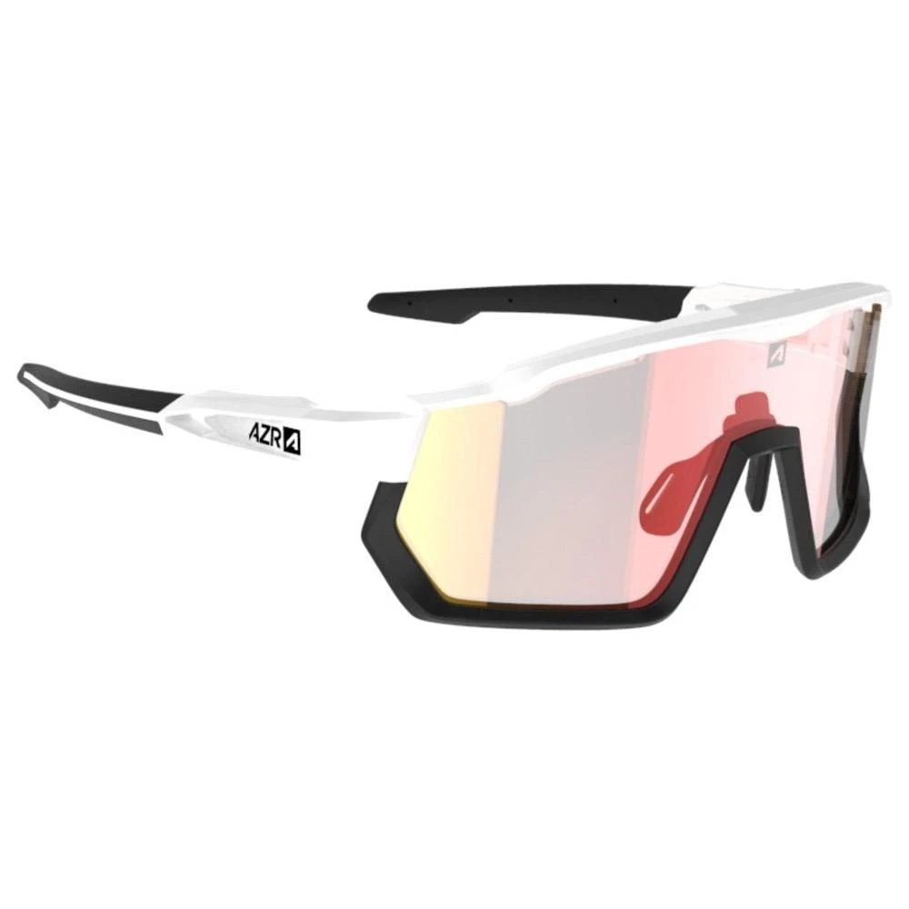 Lunettes De Soleil AZR Pro Race Rx Vernie Blanc Noir Irisé Rouge Photochromic – Image 5