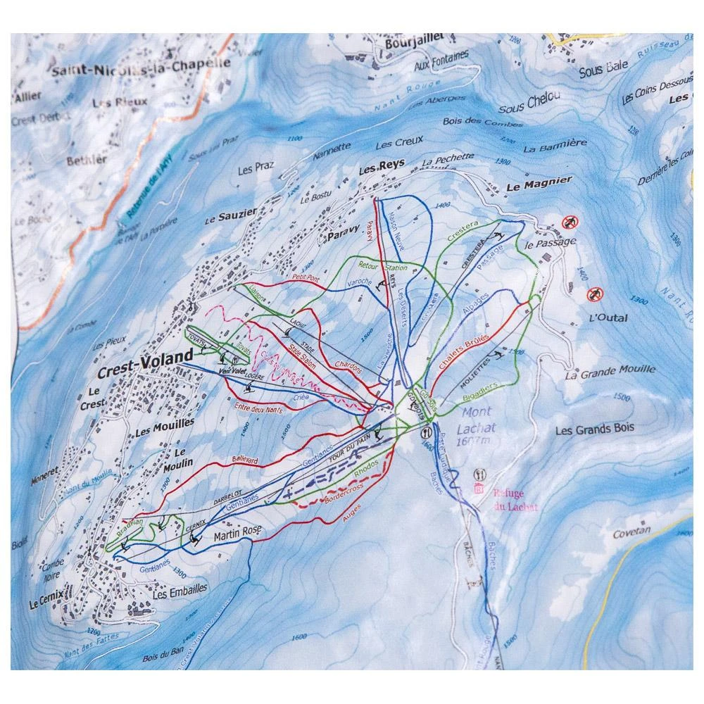 Carte 3D Deniveles Domaine Espace Diamant Les Saisies – Image 5
