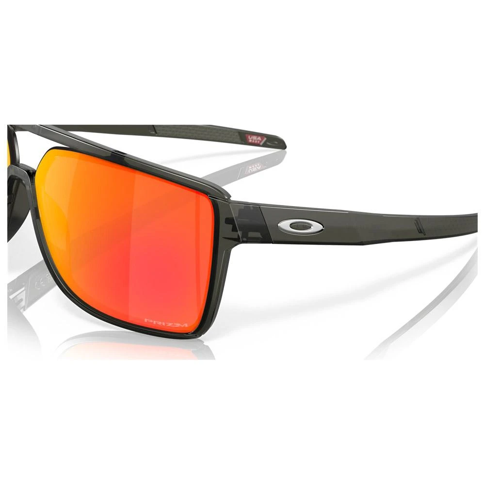 Lunettes De Soleil Oakley Castel Matte Grey Smoke Prizm Ruby – Image 6
