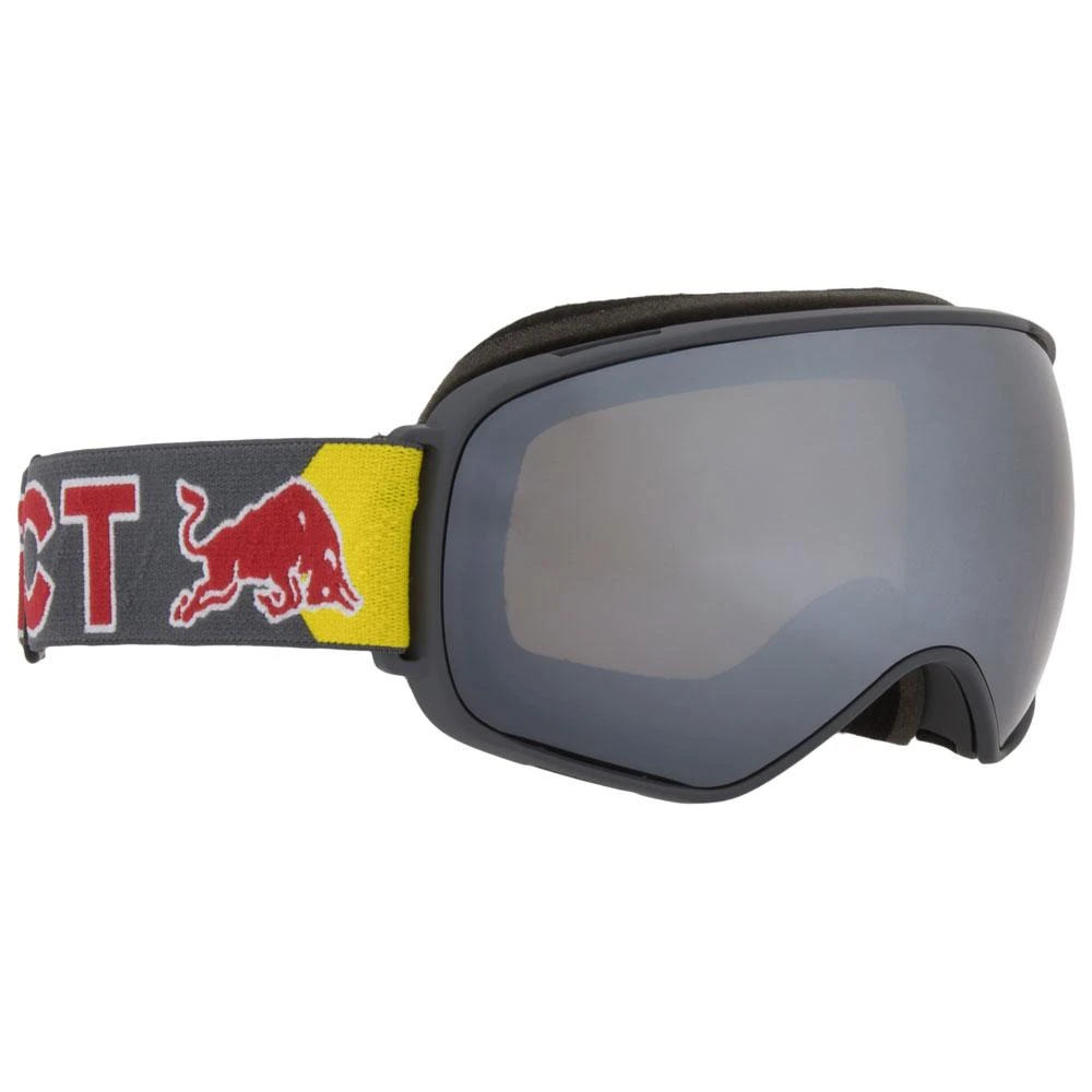 Masque De Ski Red Bull Spect Alley Oop Dark Grey Silver Snow Smoke With Silver Mirror