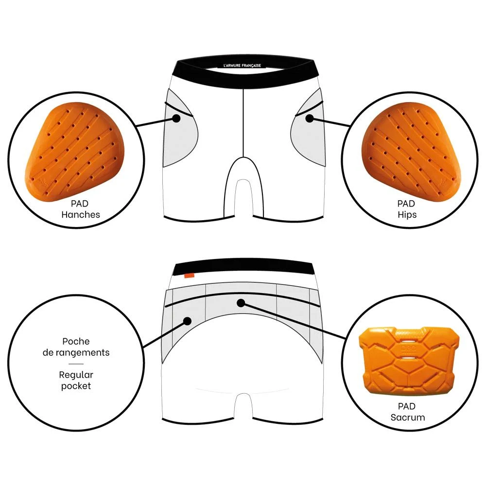 Protection Short L'Armure Française Kala Zebra – Image 3