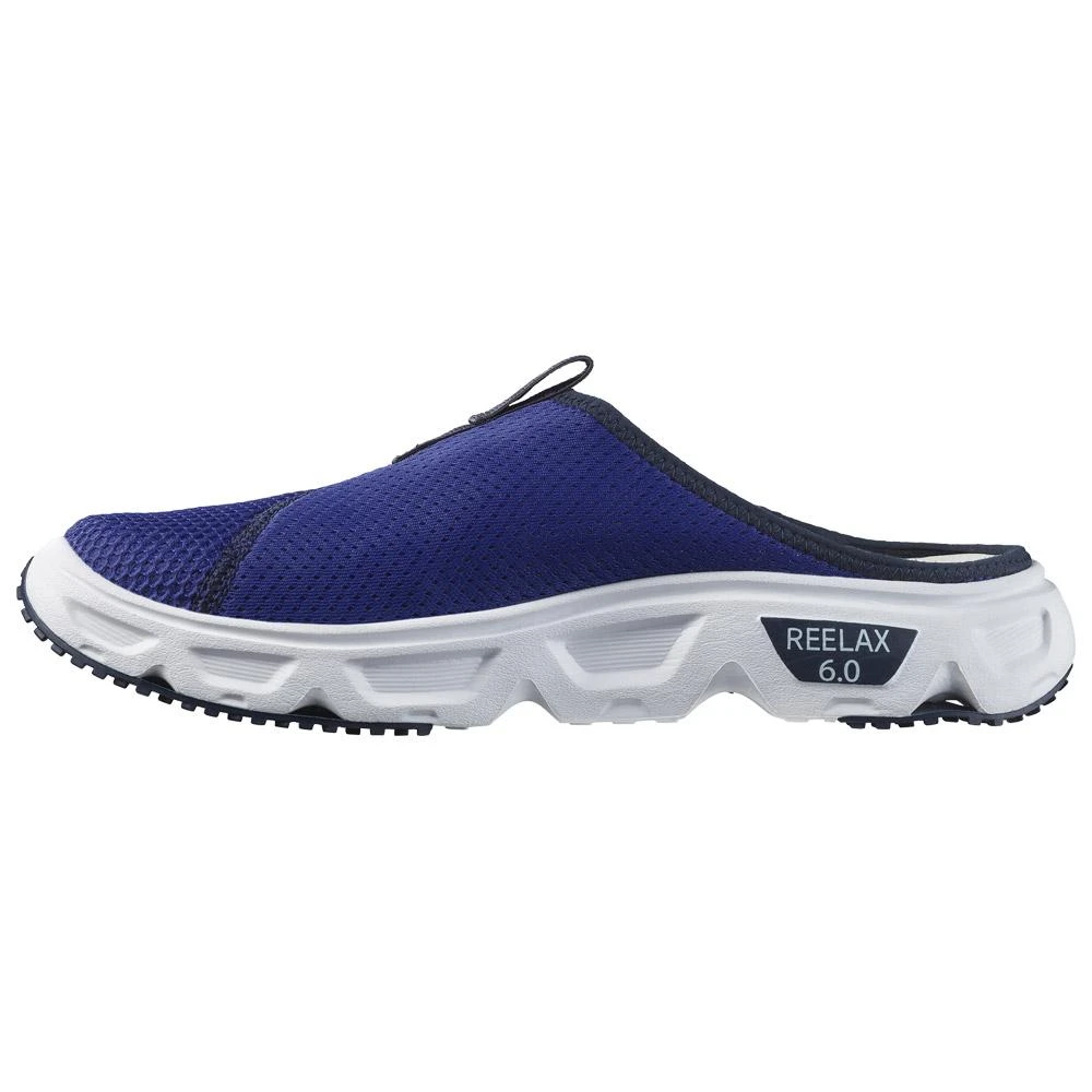 Sandales De Récupération Salomon Reelax Slide 6.0 Clematis Blue White Dark Sapphire – Image 2