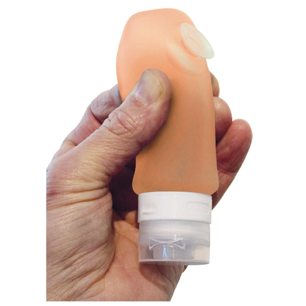 Flacon Hygiene Travel Safe Squeeze Bottle 90ml Orange – Image 2